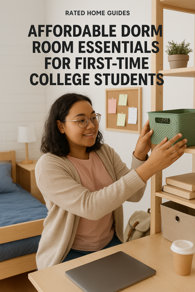 Affordable Dorm Room Essentials For First-Time College Students