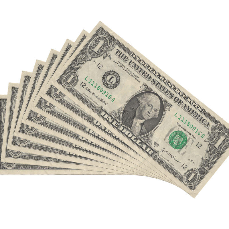 $1 bills