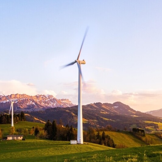 windmill in motion
