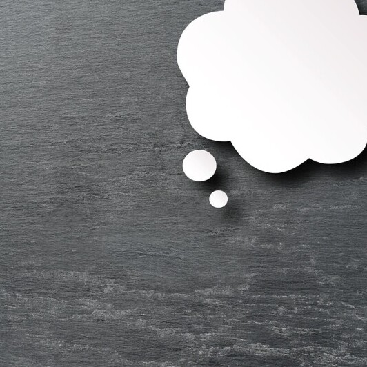 blank comment cloud