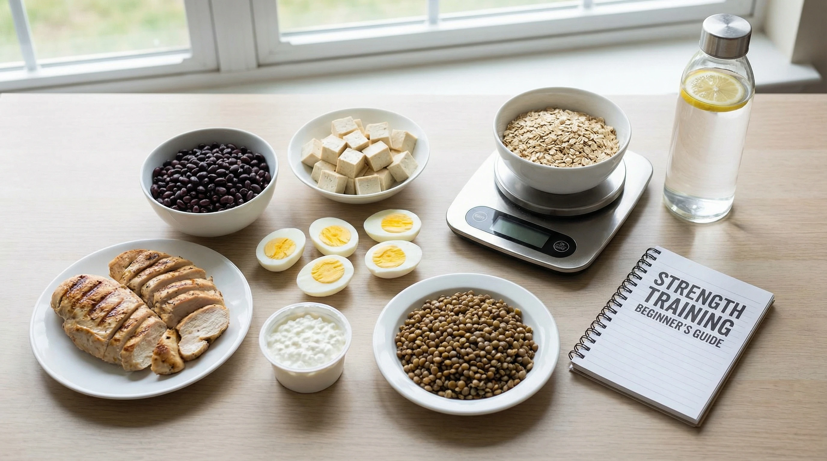 how much protein for beginners examples of high protein foods for muscle growth