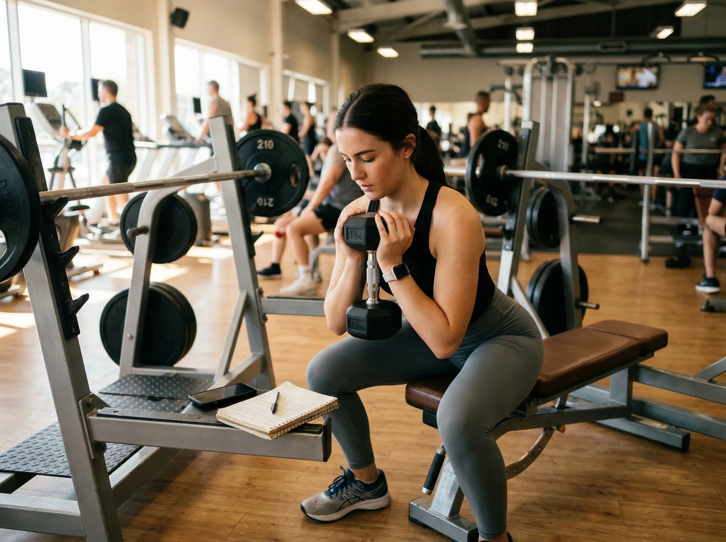 Beginner bodybuilder exercises routine for full body training