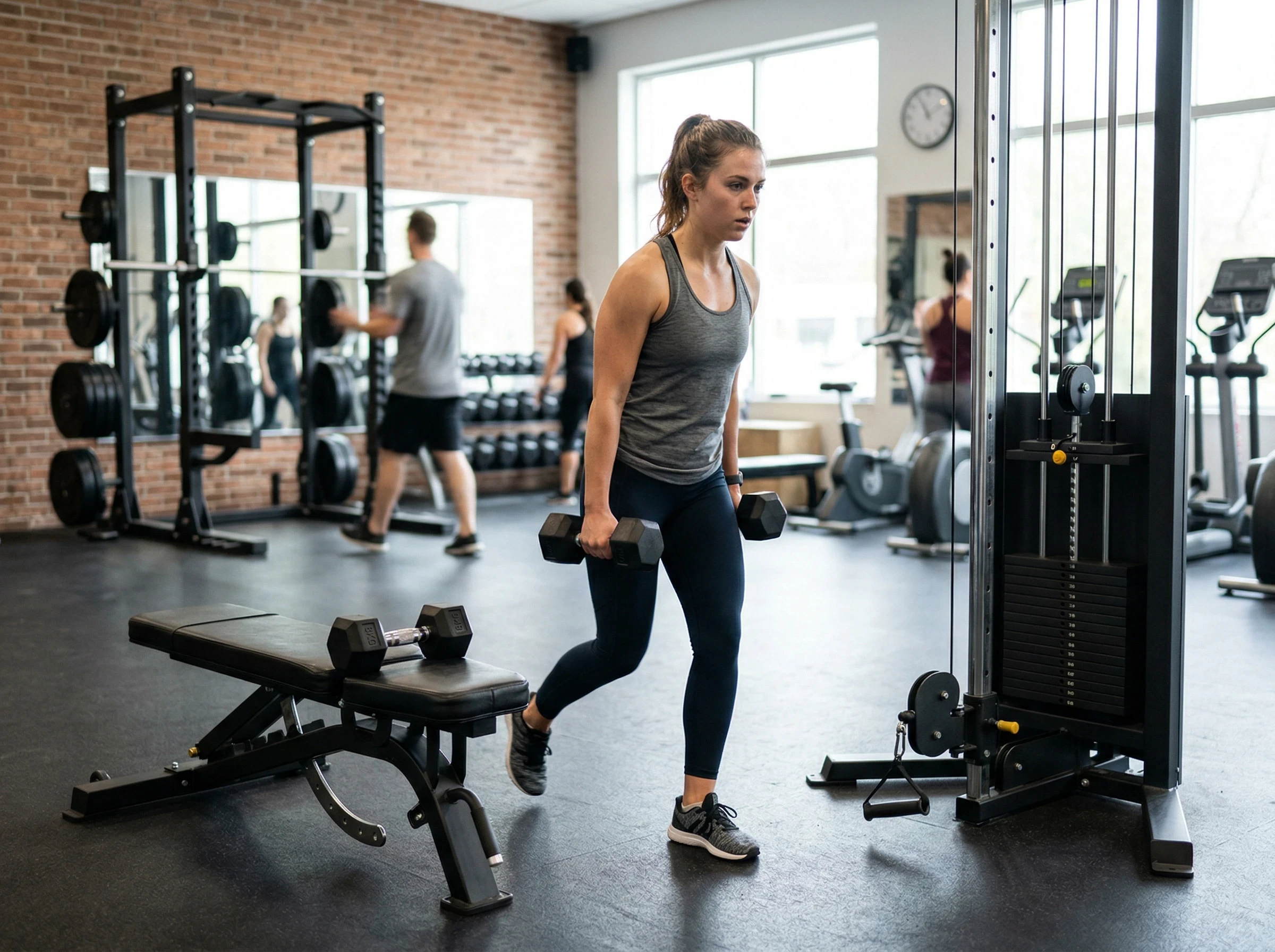Circuit and superset training example demonstrating how to structure workout rest periods between exercise rounds