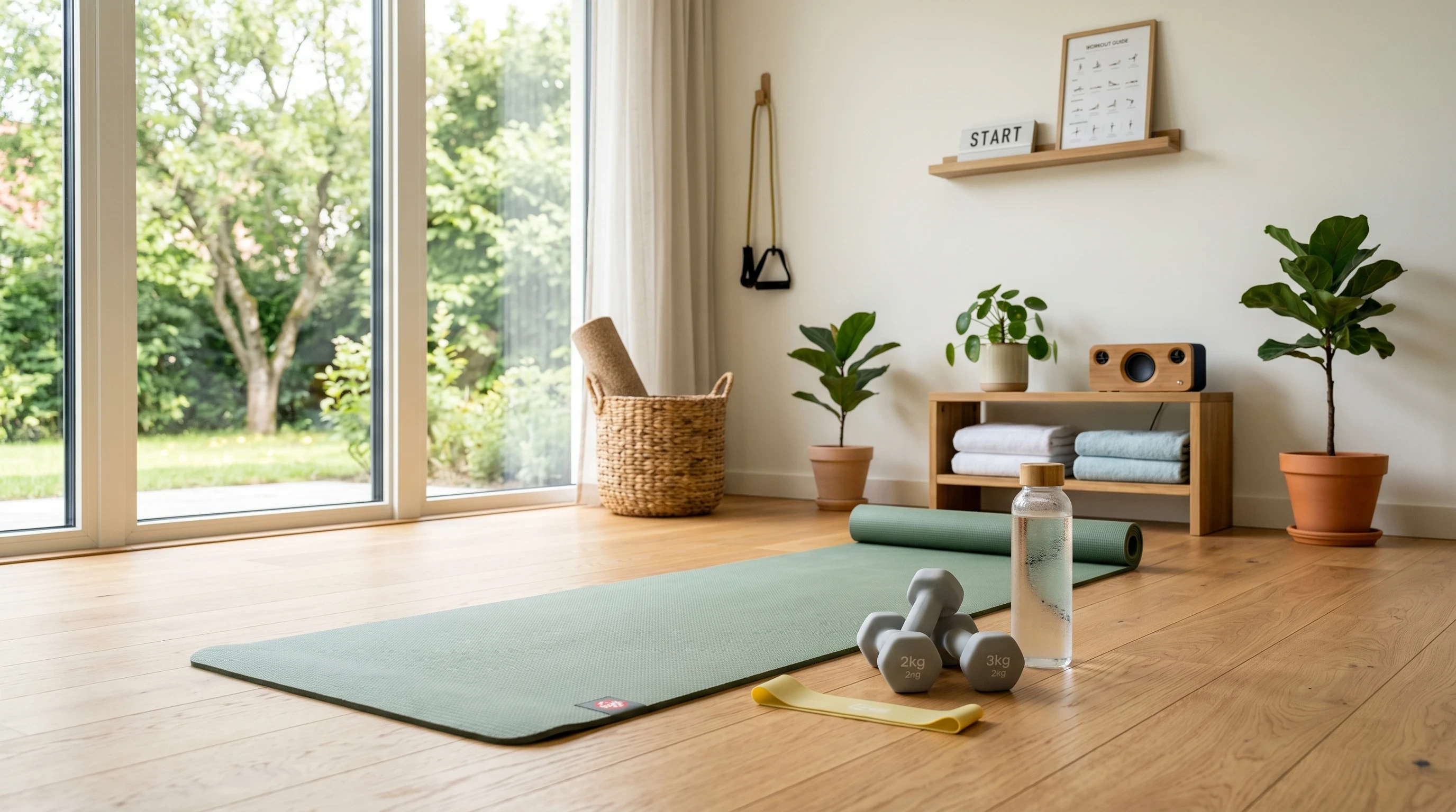 Beginner Bodyweight Workouts To Build Muscle at home setup for beginners