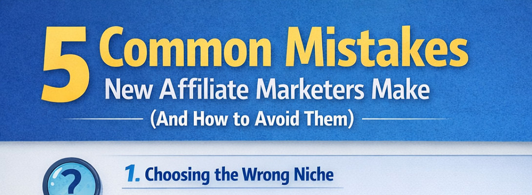 5 Common Mistakes New Affiliate Marketers Make (And How to Avoid Them)