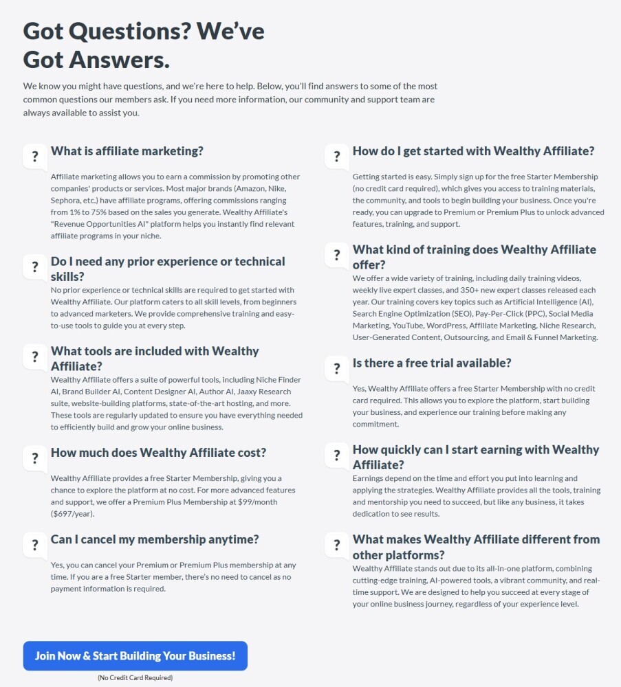 start an online business with wealthy affiliate