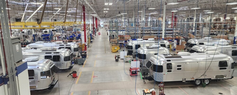 Eco-friendly Airstream factory