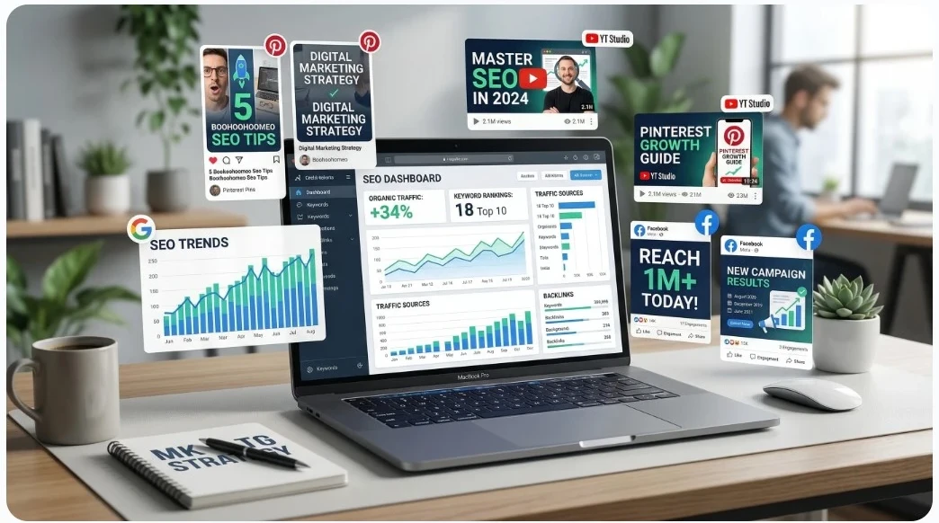 best affiliate marketing strategies 2026 seo pinterest youtube traffic