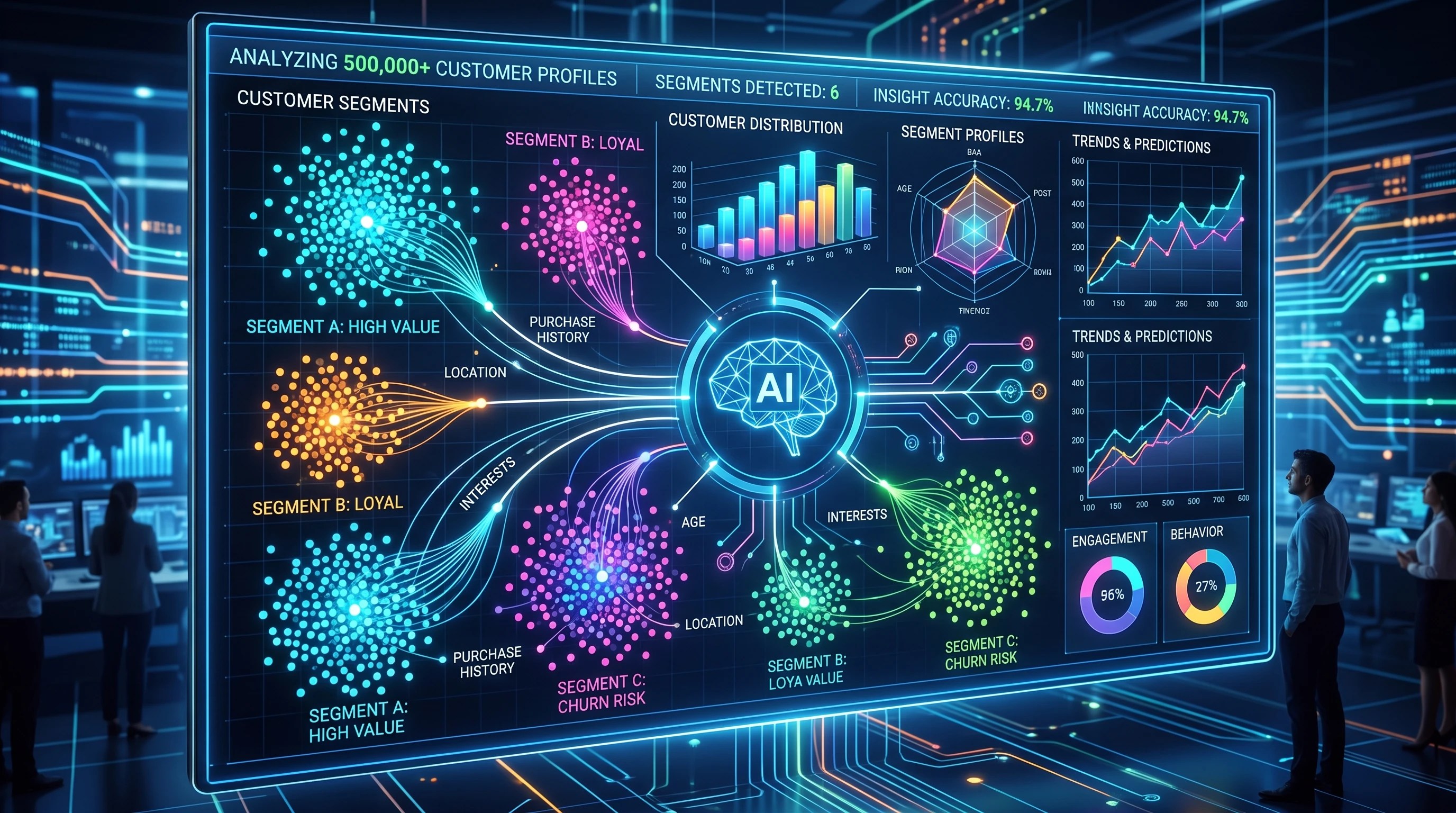 AI Data Analysis Illustration