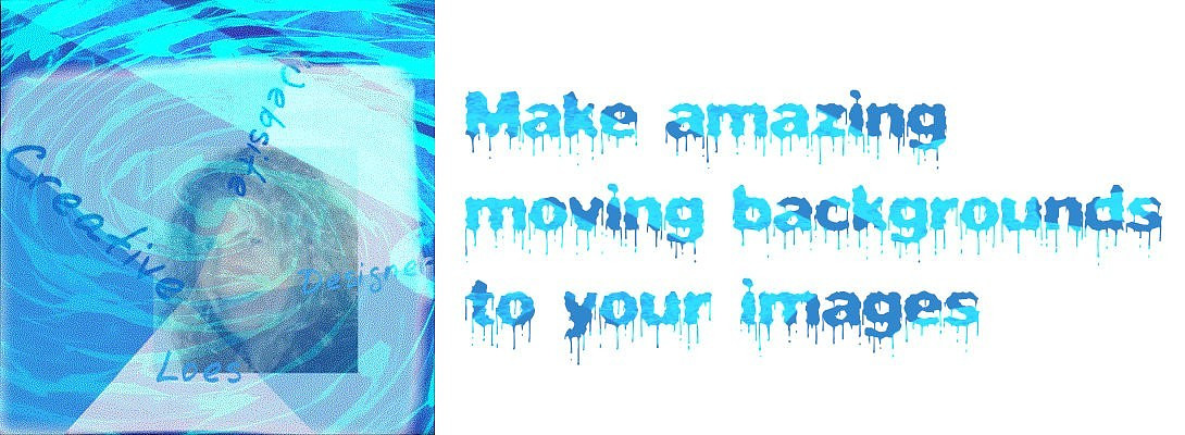 Make amazing moving backgrounds to your images online