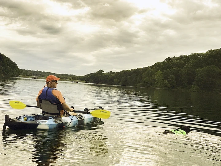 KayakOnLake