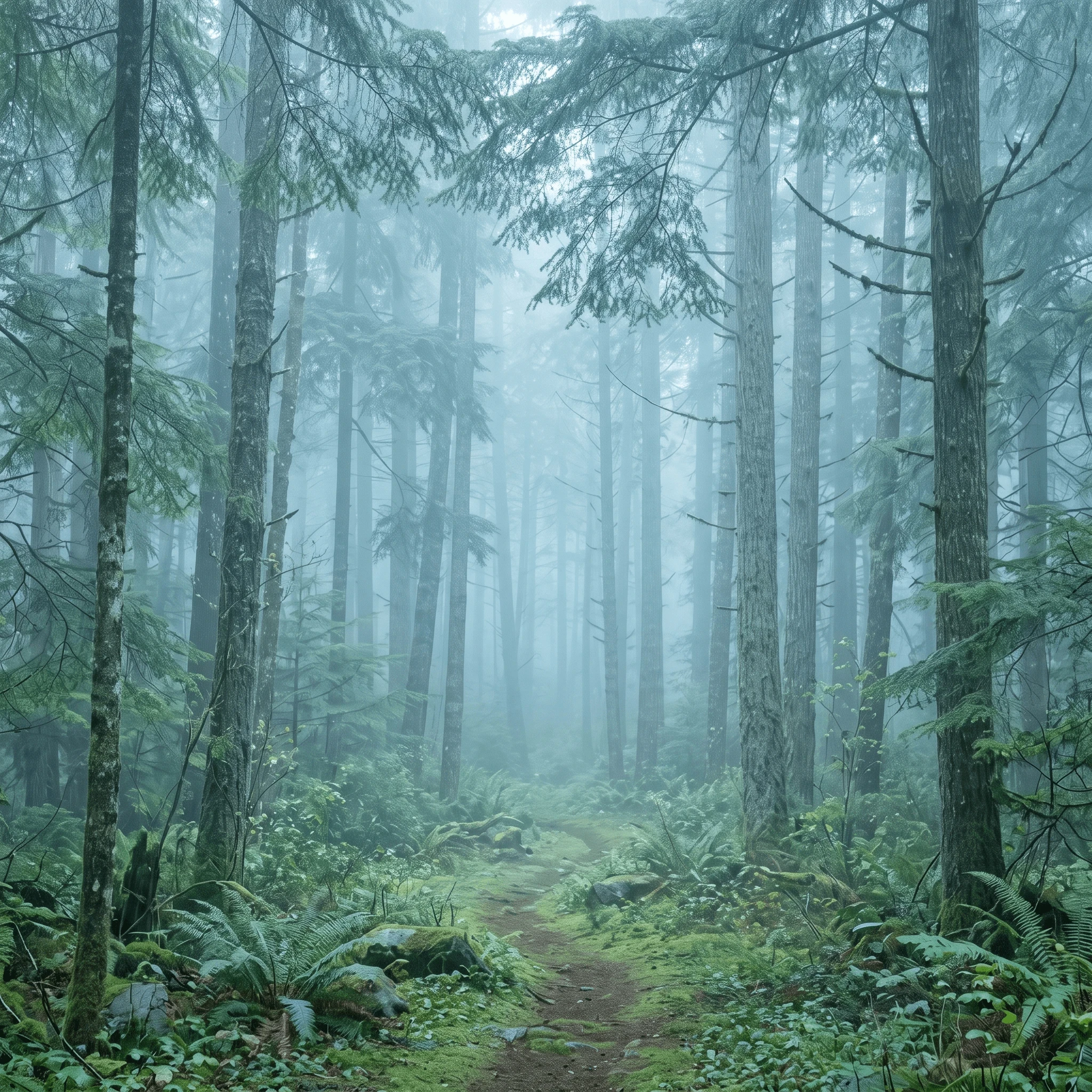 Analygous Color-Harmoy-Misty Forest