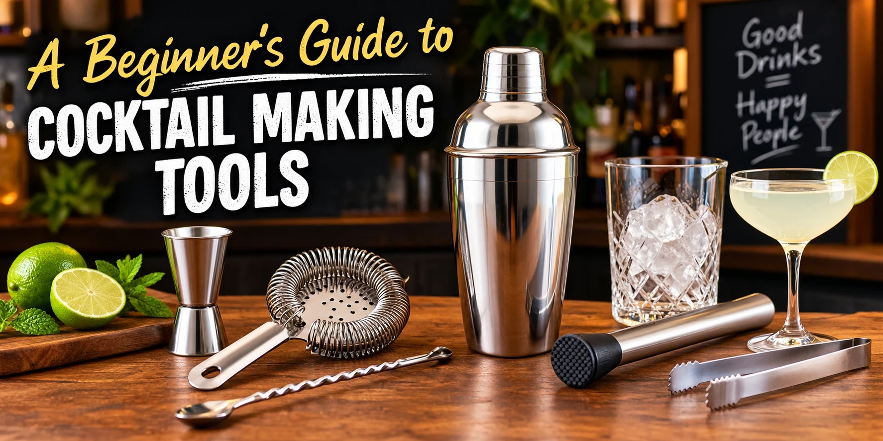 A beginners Guide to Cocktail Making Tools
