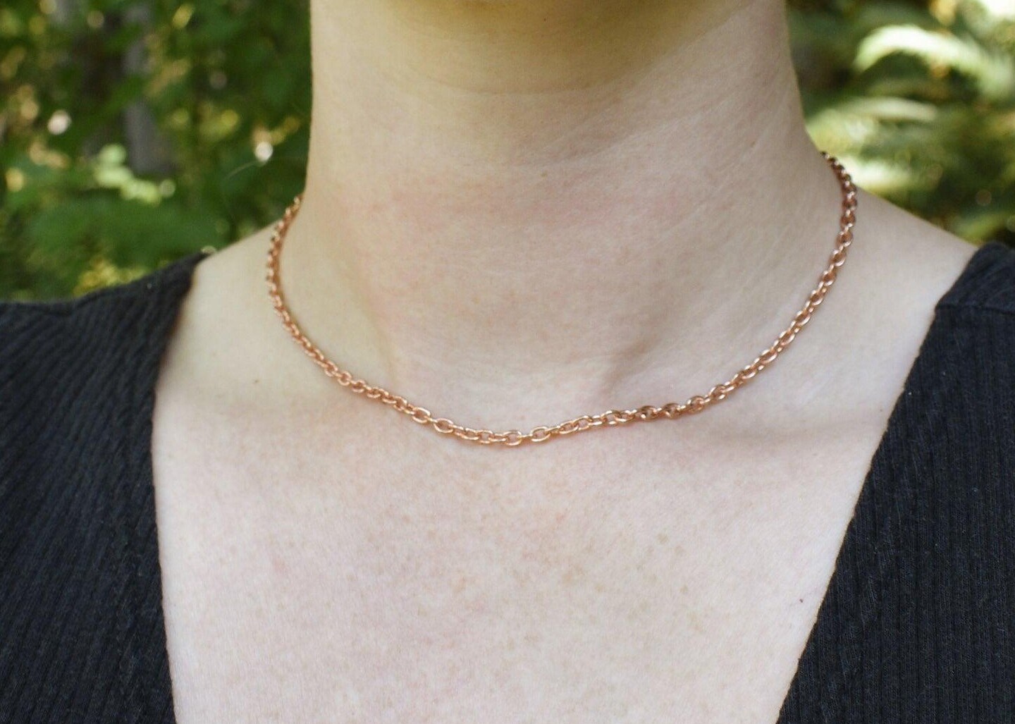 Copper Chain Necklace