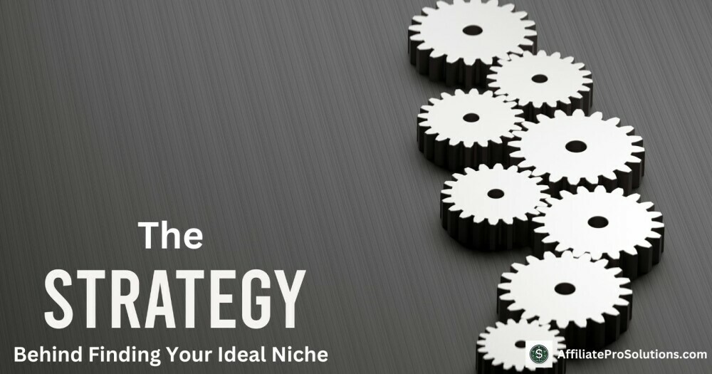 The Strategy Behind Finding Your Ideal Niche - How To Choose A Profitable Niche For Affiliate Marketing Silver gears on a gray background, symbolizing strategies for finding your ideal affiliate marketing niche.