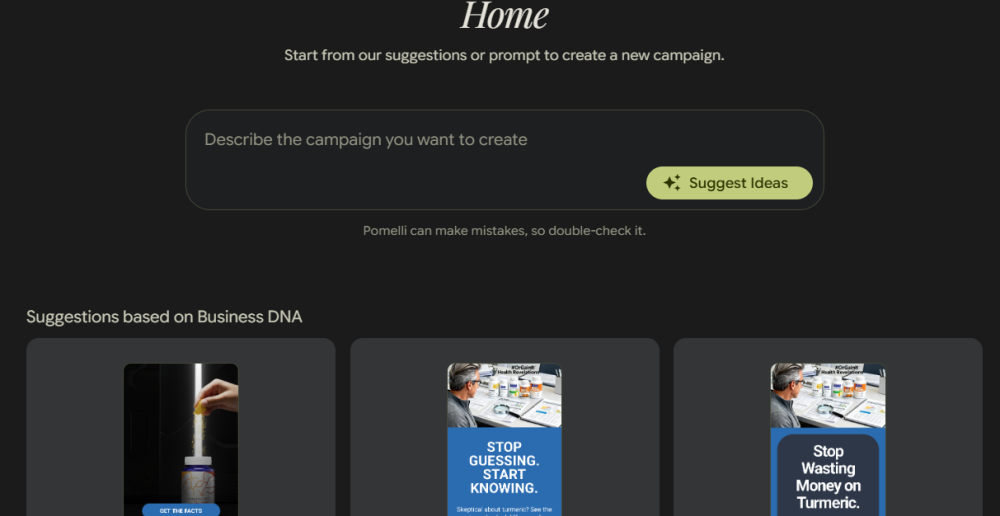 pomelli creative promt editor