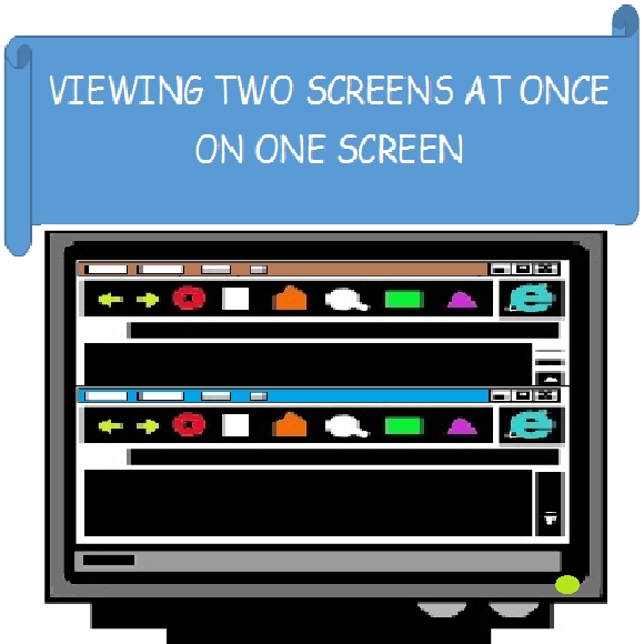 Use Two Screens At The Same Time