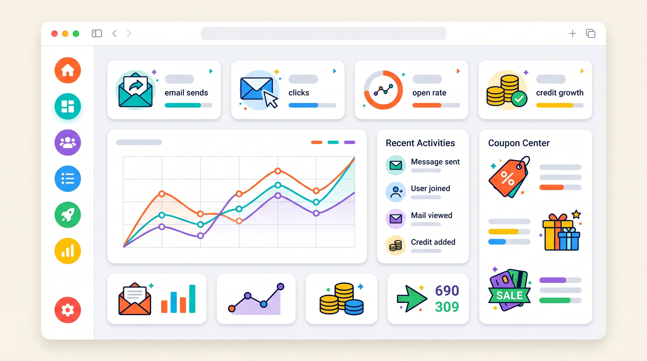 Safelist Mailer Dashboard Interface