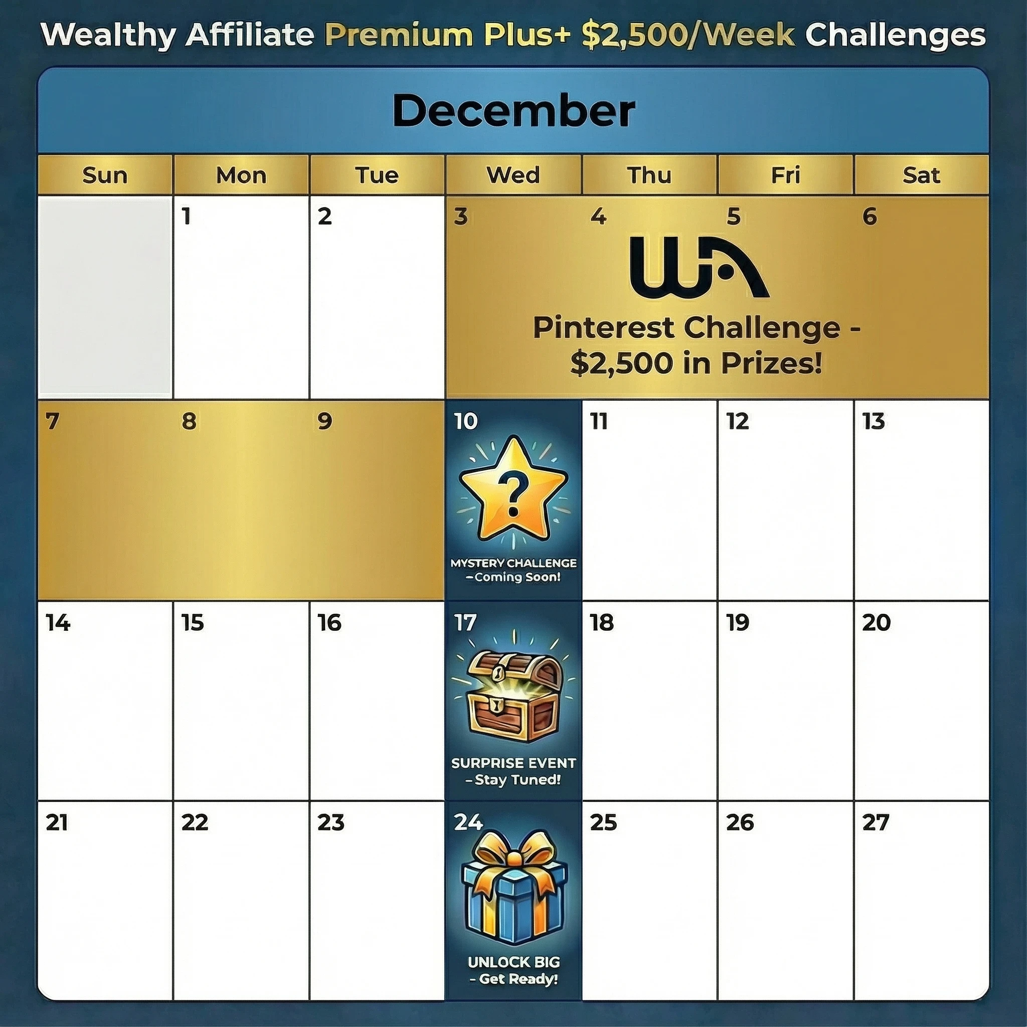 Pinterest Challenge - Calendar