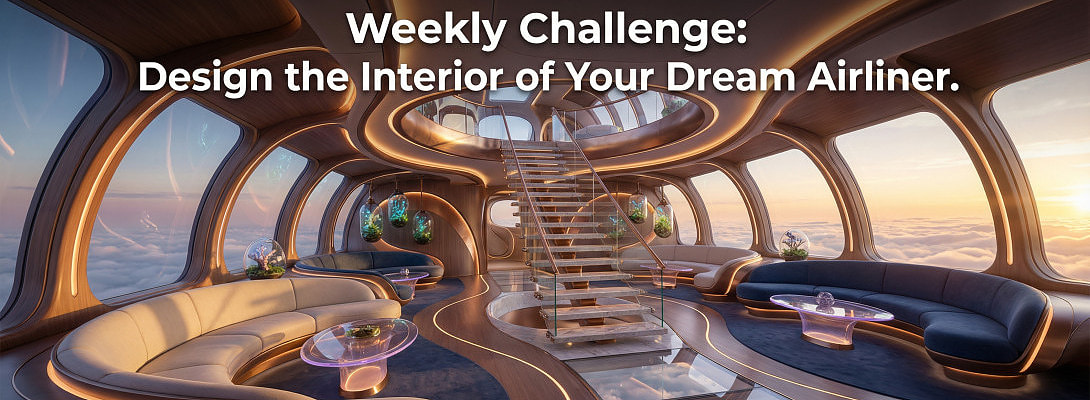 Weekly Challenge: Design the Interior of Your Dream Airliner