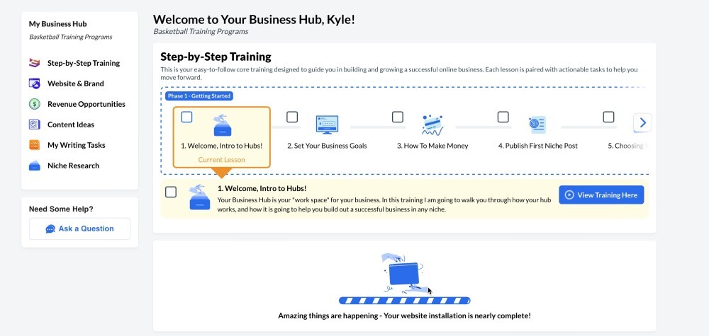 Welcome to Your Business Hub!