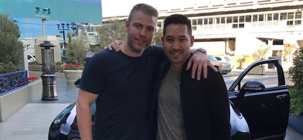 Kyle and Carson in Vegas