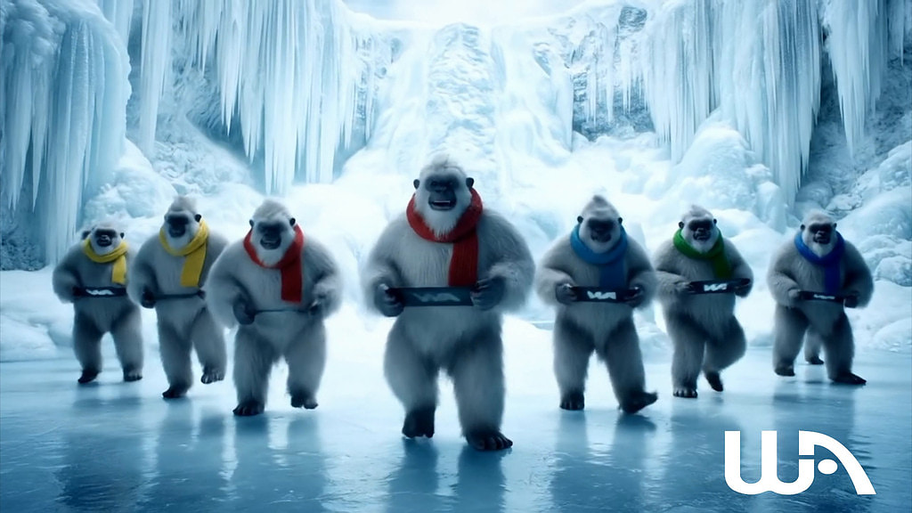Yetis Clapping When a Group of Yetis Say Let's Goooooo, We Listen!
