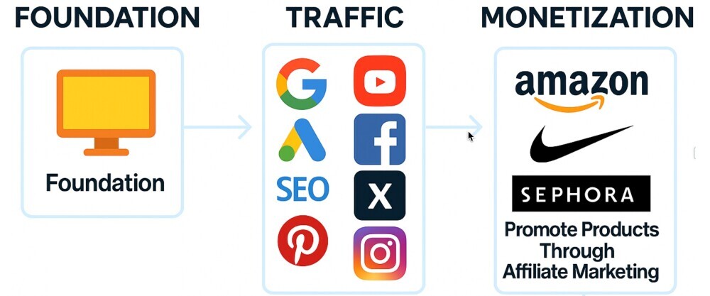 Make Money Online Diagram