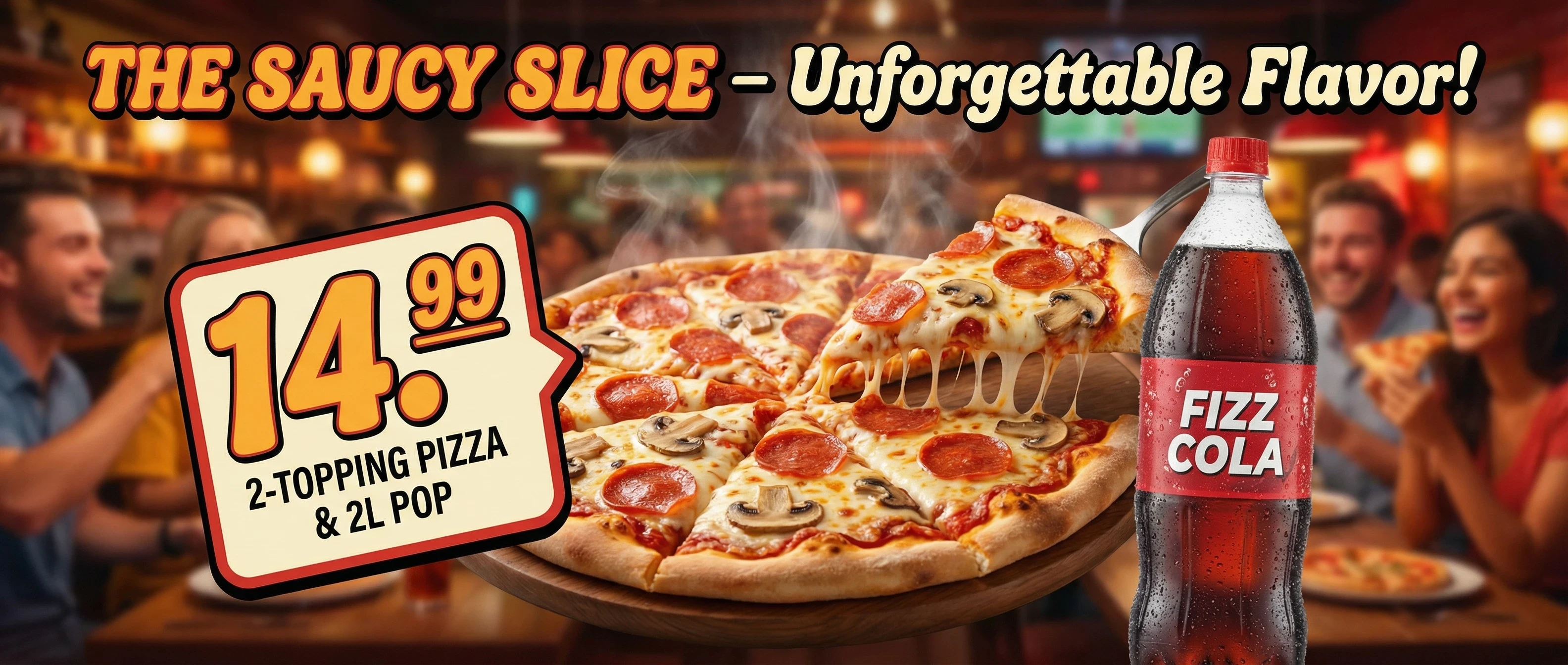 Pizza Shop Sample Ad