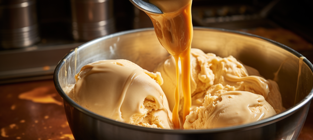 Churning and Freezing Your Salted Caramel Ice Cream