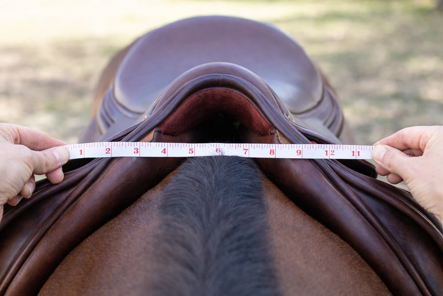 english saddle measurement