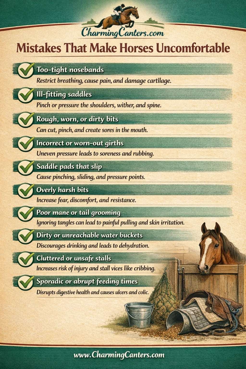 Youth Jumping Saddle Mistakes