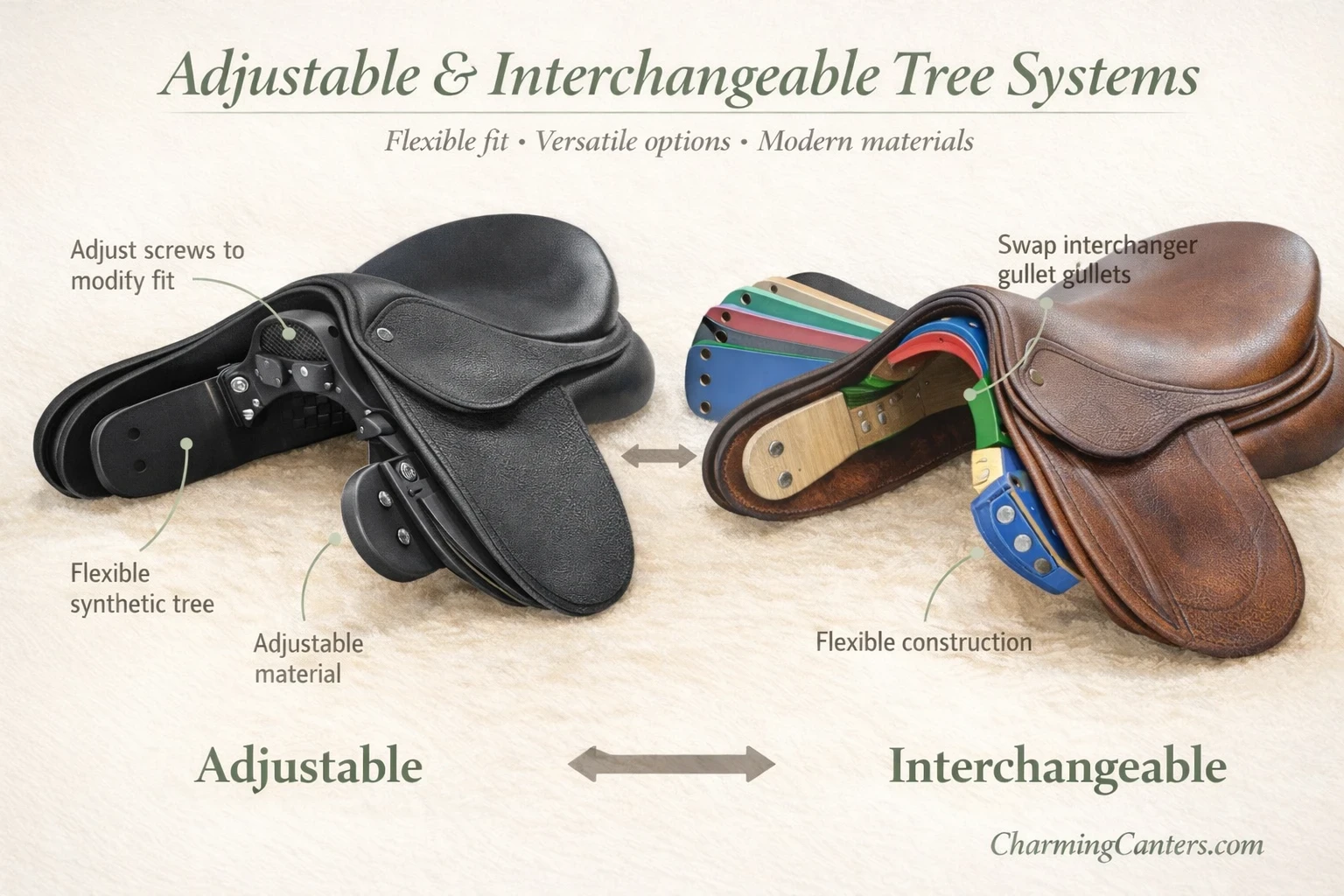 How To Choose The Right English Saddle Tree Type