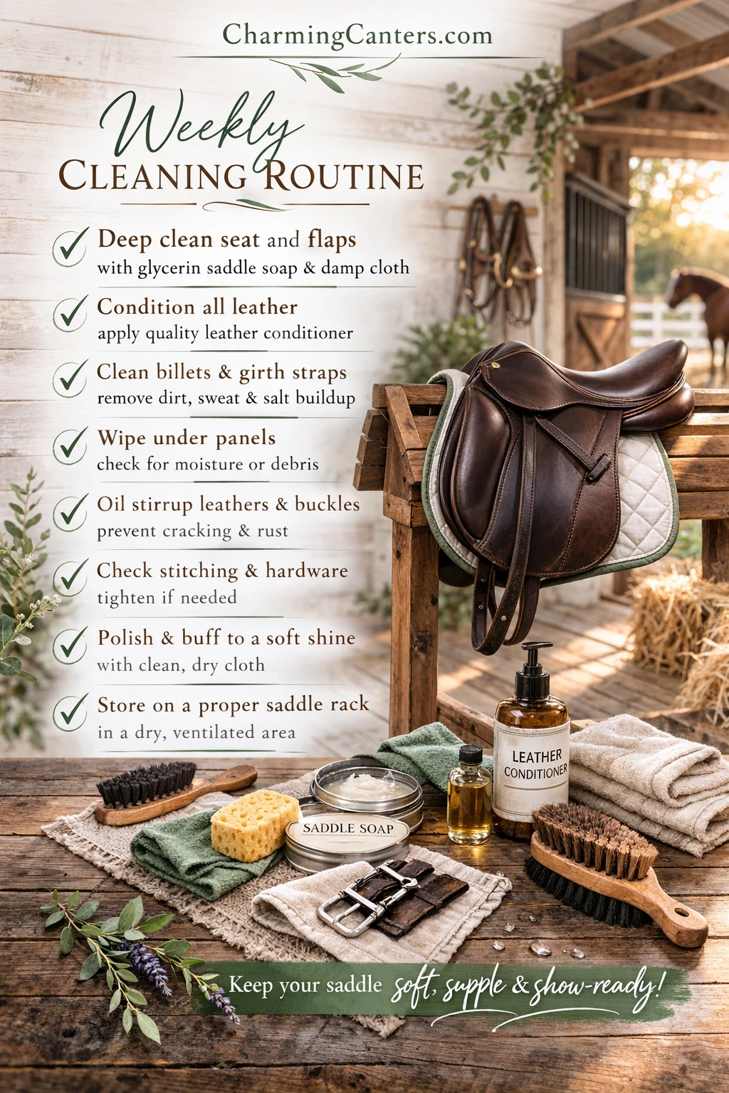 how to care for your hdr dresseur dressage saddle