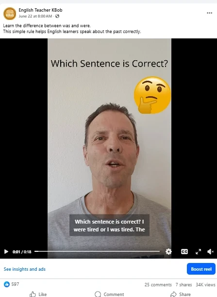 The 34,000 views and counting Facebook post