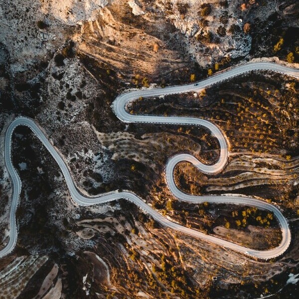 Windy road