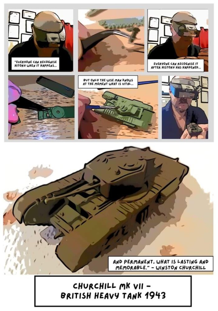 Churchill Mk VII - British Heavi Tank 1943