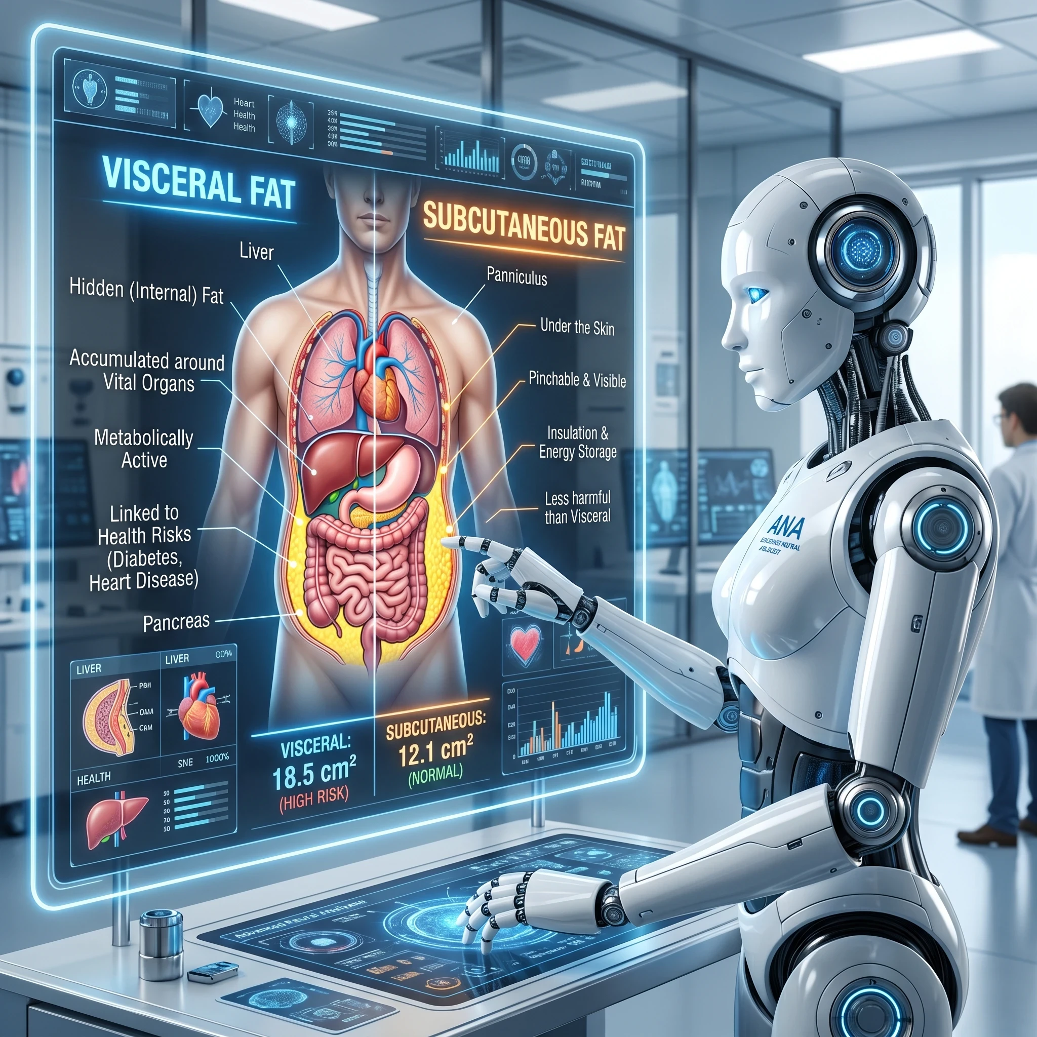 Visceral Fat Vs. Subcutaneous Fat: Key Differences Explained