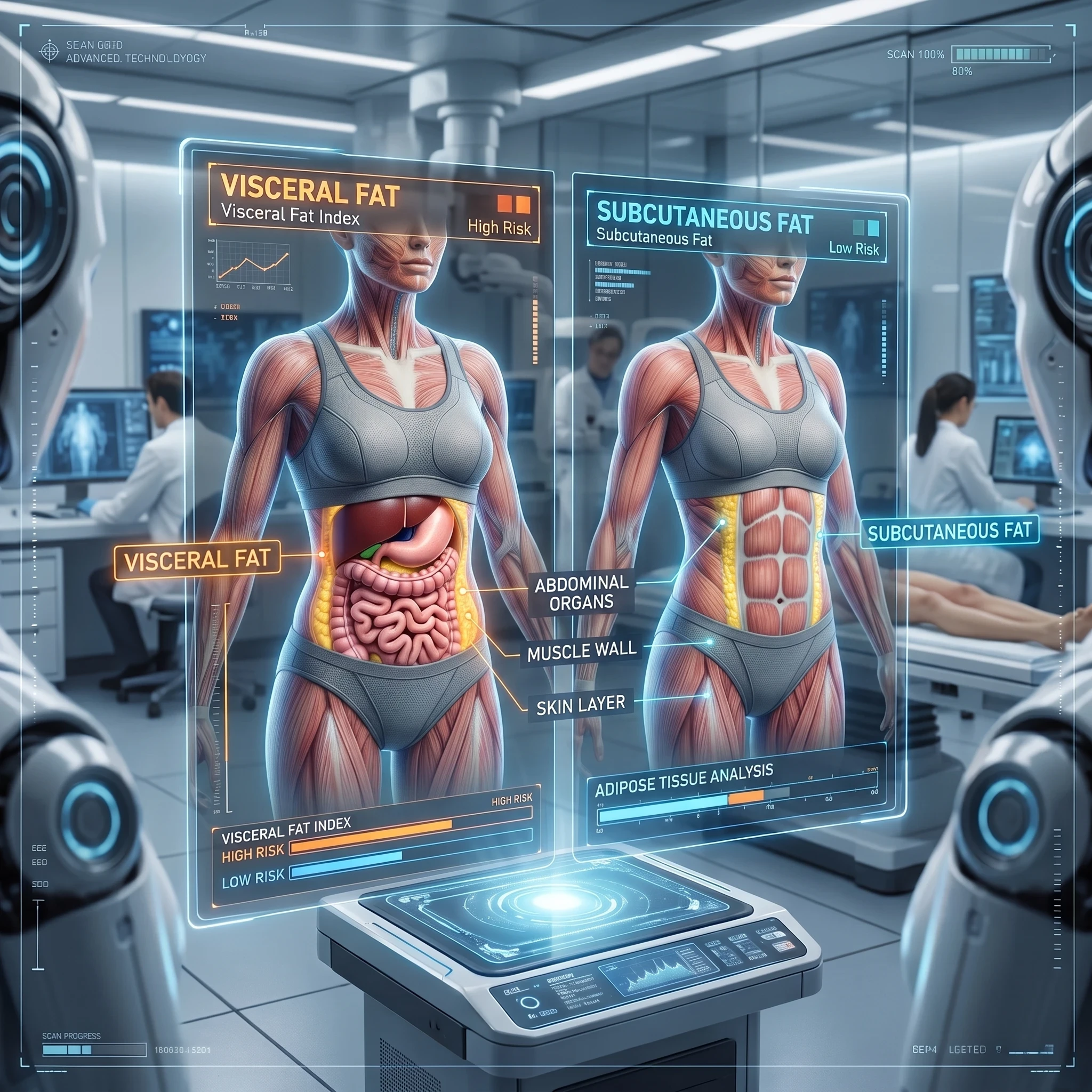 Understanding The Difference Between Visceral And Subcutaneous Fat
