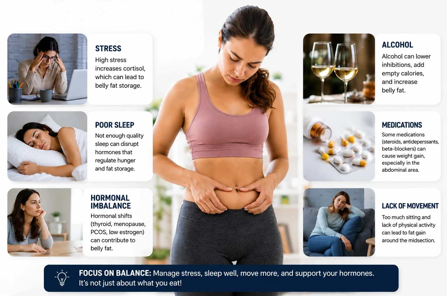 Why Belly Fat Isn’t Always About Food
