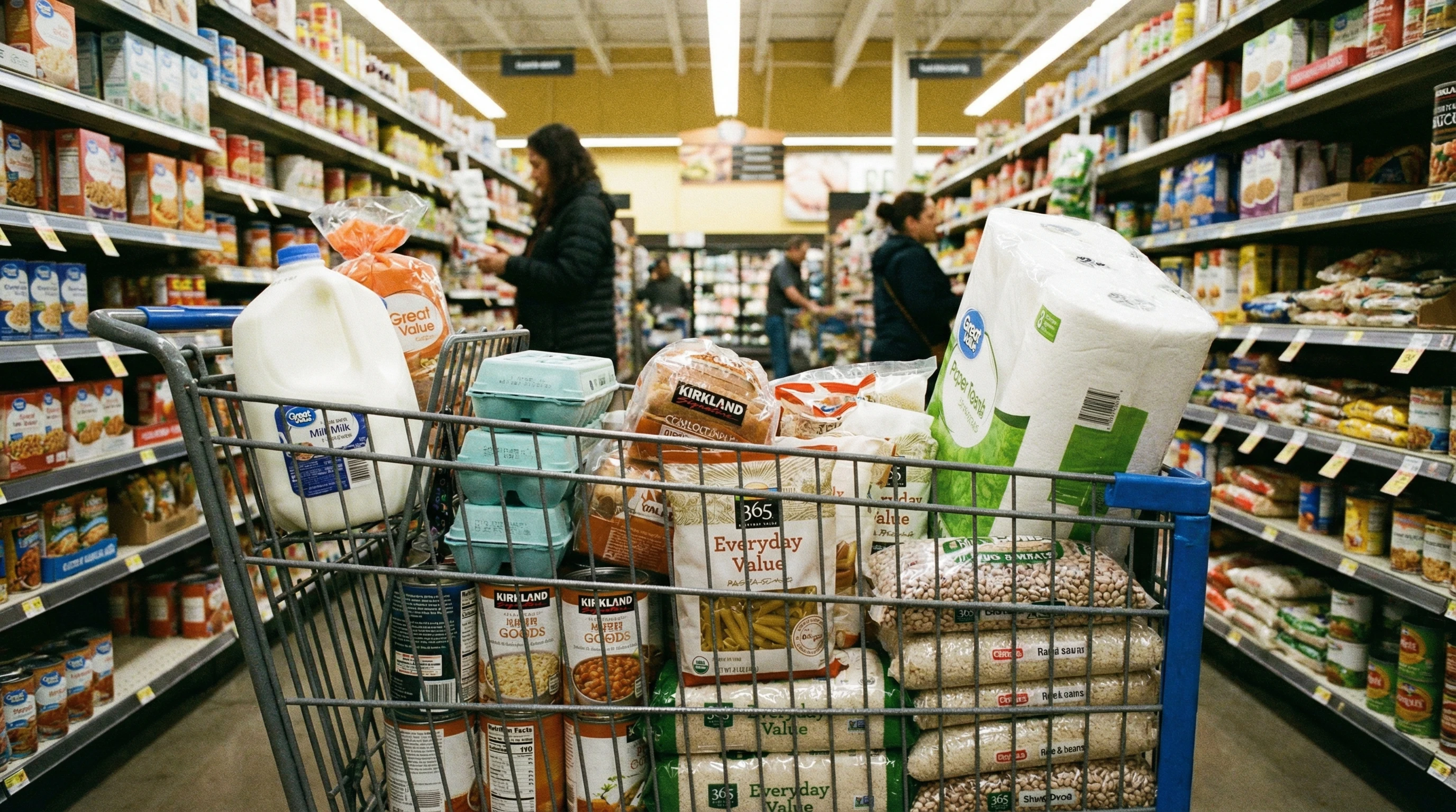 Happy family cooking together in the kitchen, smiling and preparing fresh ingredients