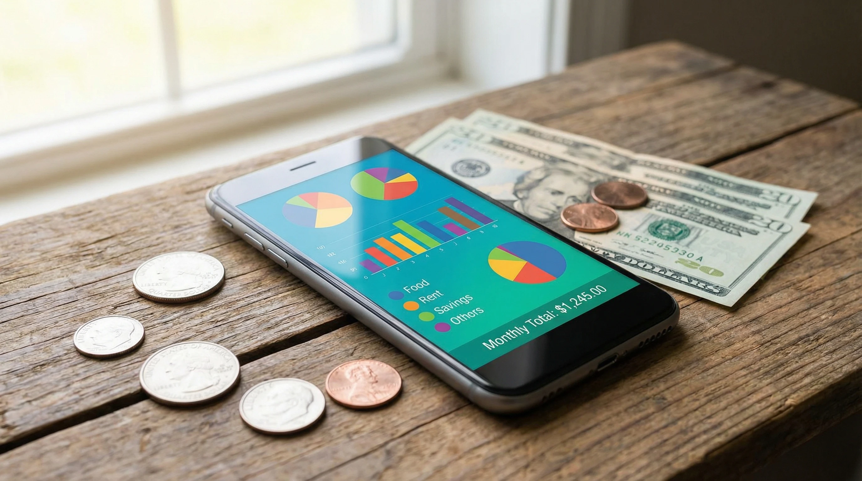 Budgeting apps illustration