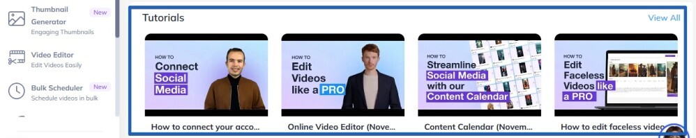 Syllaby.io offers a number of training and tutorial videos
