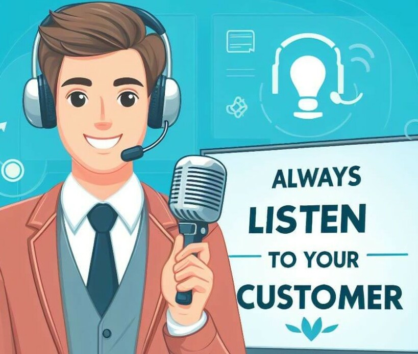 Always listen to what your customer is saying
