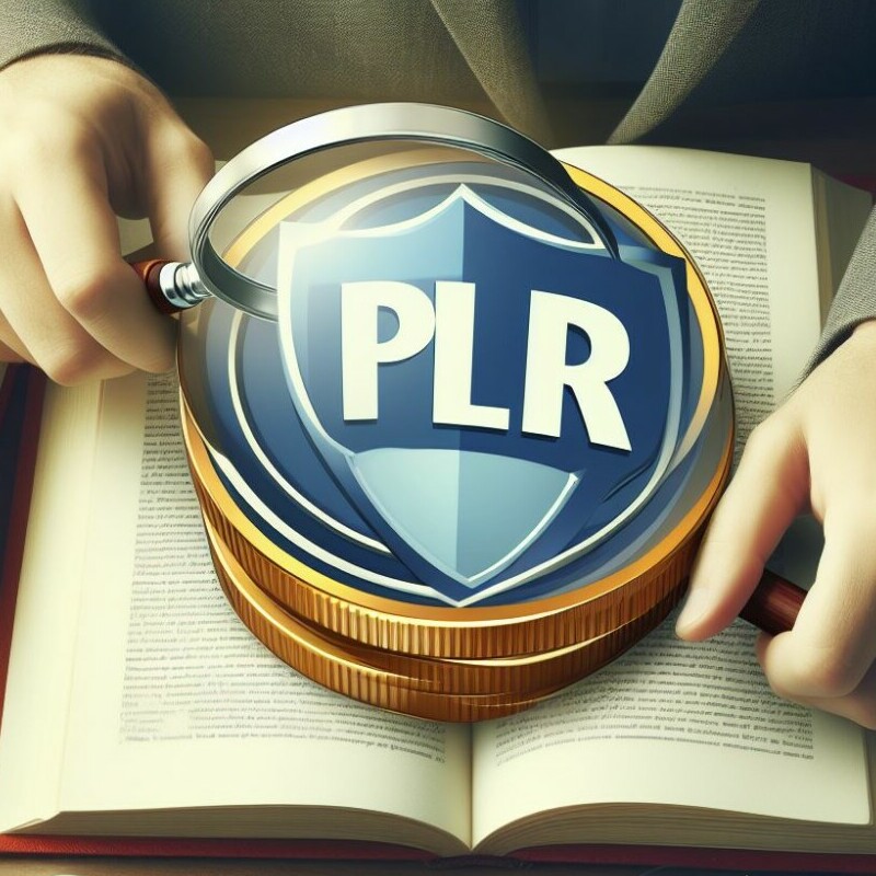 This image show that one has to really do lots of research to find the right PLR product to promote