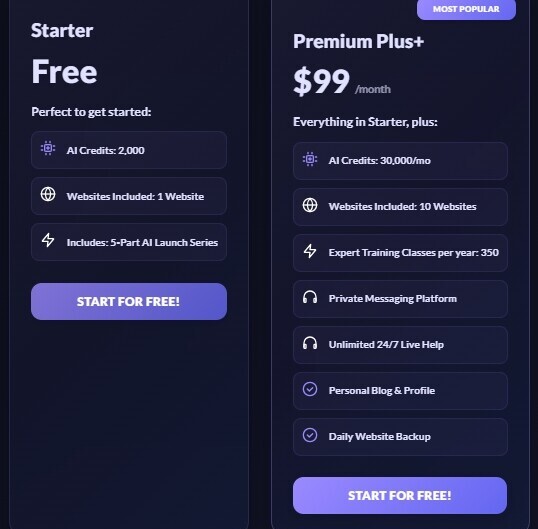 This is the new pricing for the Wealthy Affiliate membership for 2025 and beyond