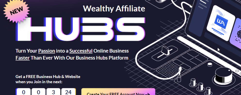 Wealthy affiliate hubs makes it easier to build an online business