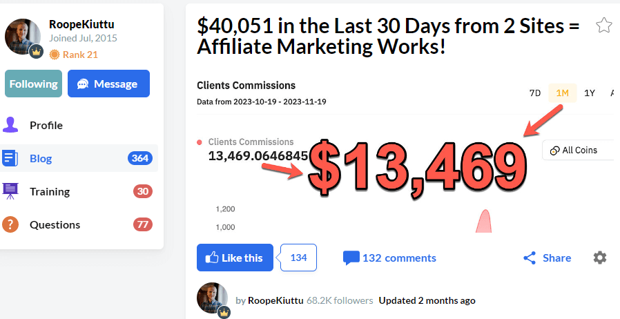 Some more wealthy affiliate success stories