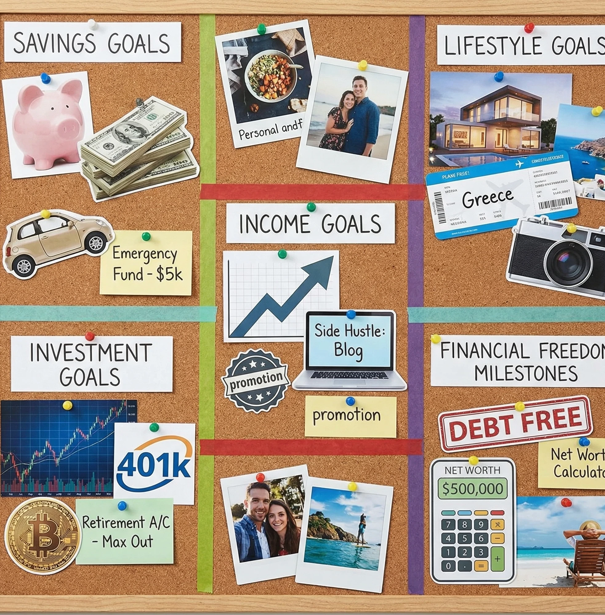 How to Organise Your Vision Board Into Categories