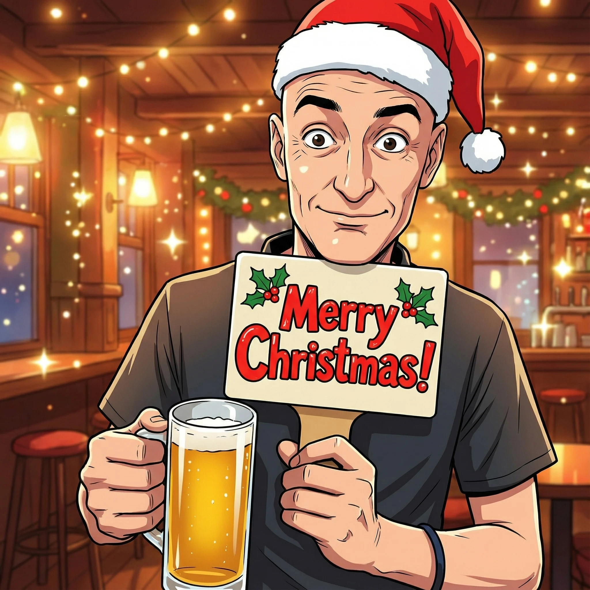 colour manga Christmas me